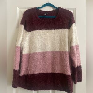 Fuzzy Pink Sweater